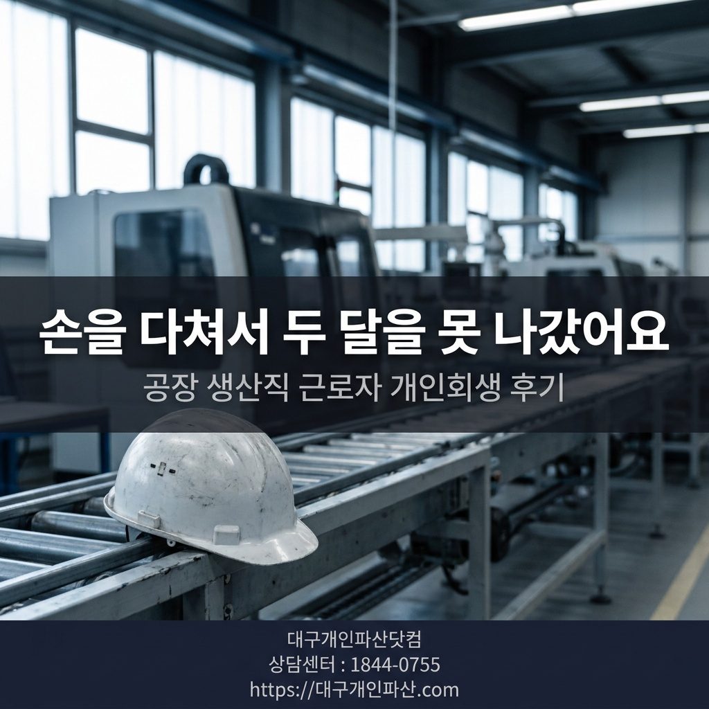 공장 생산직 근로자 3교대 잔업수당 개인회생 후기