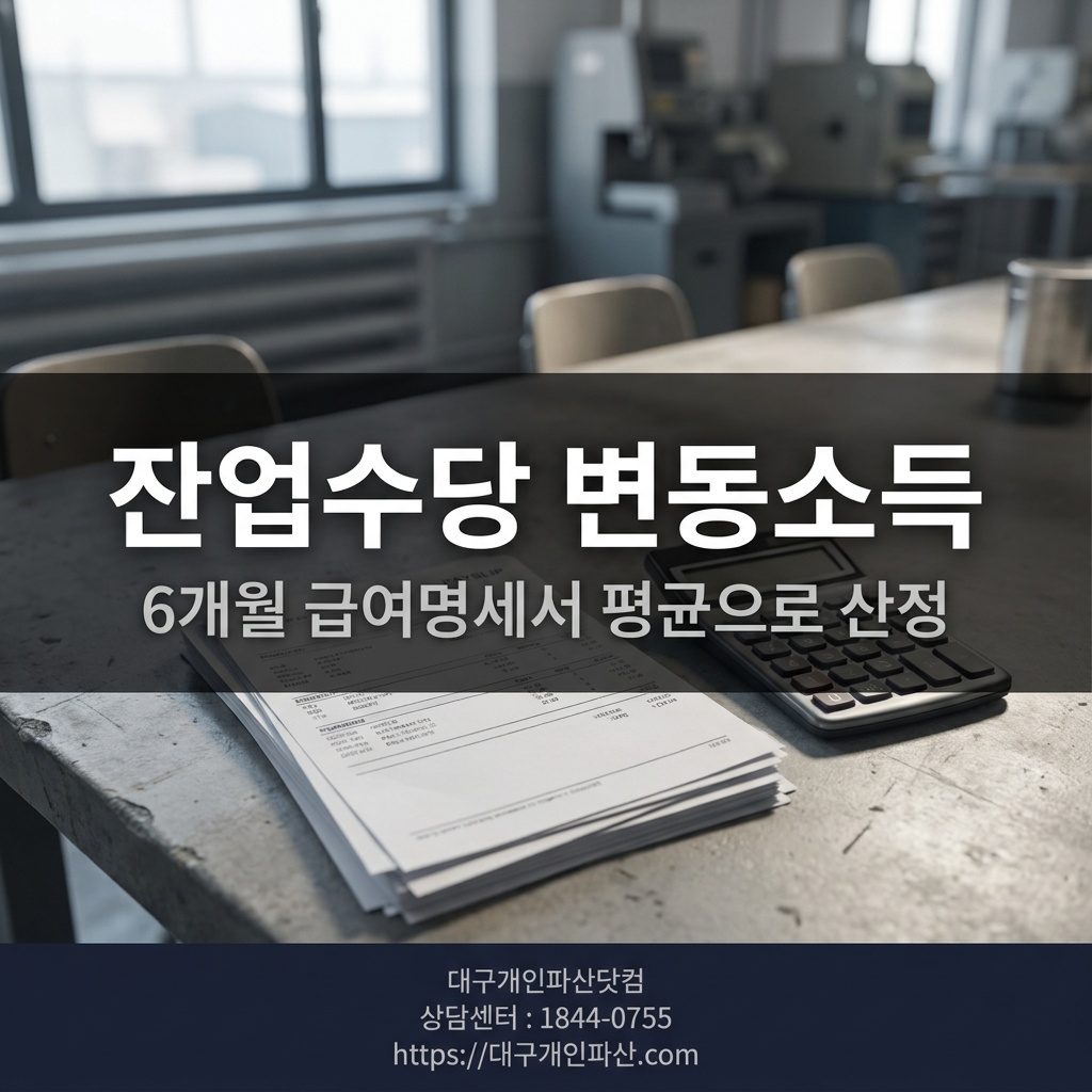 급여명세서와 산재 휴업급여 서류 검토
