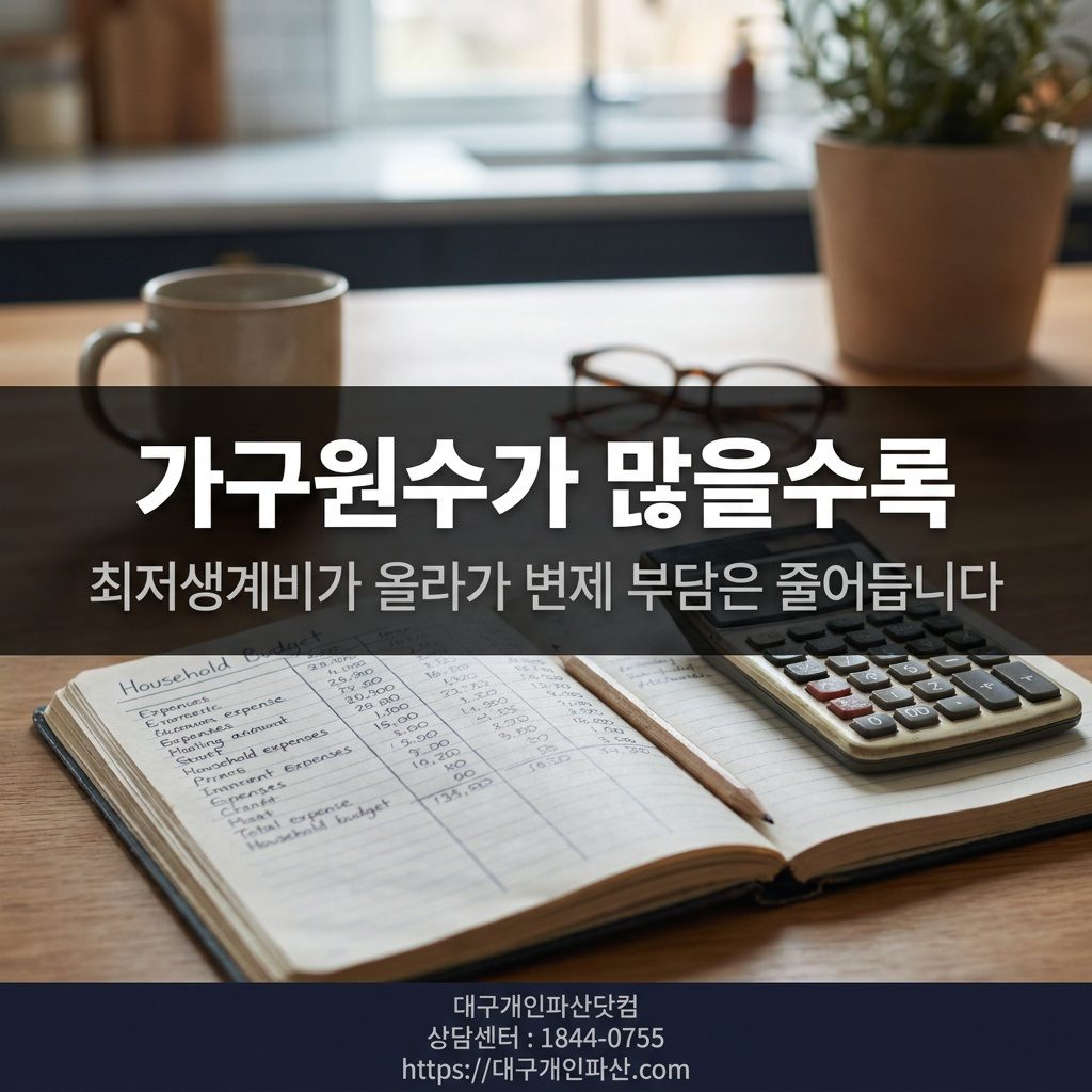 다자녀가정 가계부와 교육비 서류 검토
