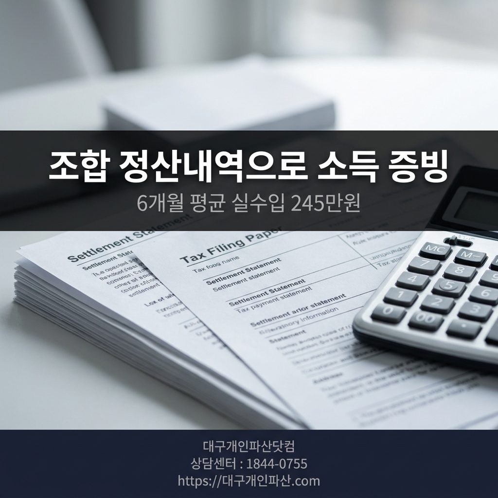 택시 운행일지와 조합 정산내역 서류
