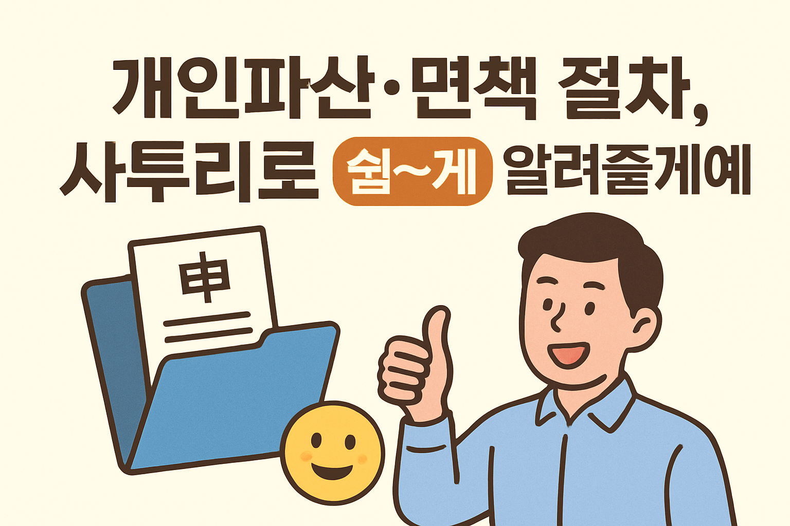개인파산·면책 절차, 사투리로 쉽~게 알려줄게예 😄